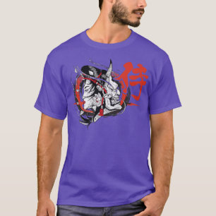 Camiseta Artes marciales Tengu Samurai japonés con Geisha J