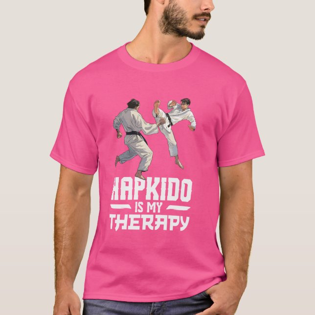 Camiseta Artes marciales uniformes del Hapkido coreano cont (Anverso)