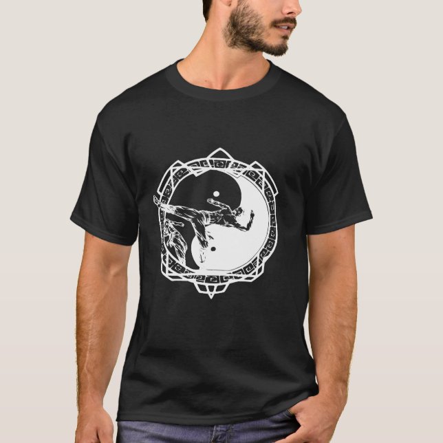 Camiseta Artes marciales Yin Yang Mma Taekwondo Karate (Anverso)