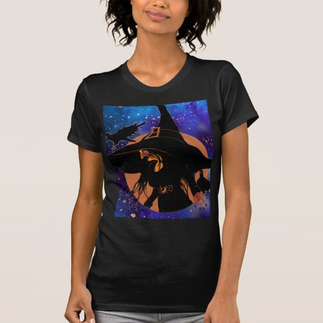 Camiseta Artes negras de la vieja cosecha de la luna (Anverso)