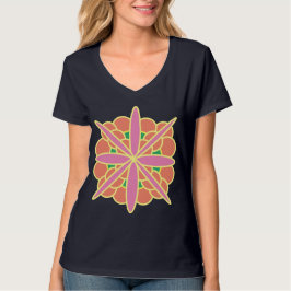 Camiseta Artes negras de rangoli