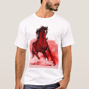 Camiseta Artes rojas de Running Horse Browny