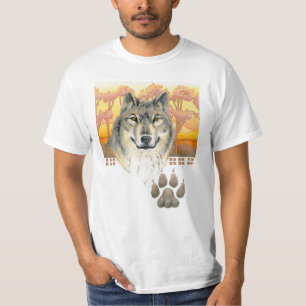 Camiseta Artes y lobo de los artes