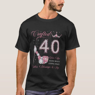 Camiseta Artesanado hace 40 años 40 cumpleaños 40 años dos