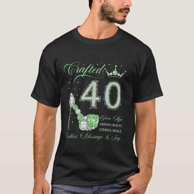 Camiseta Artesanado hace 40 años 40 cumpleaños, mujer de 40 (Anverso)