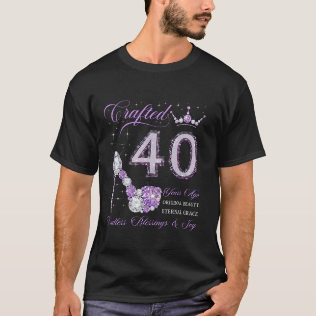 Camiseta Artesanado hace 40 años, cumpleaños 40 años Qu (Anverso)