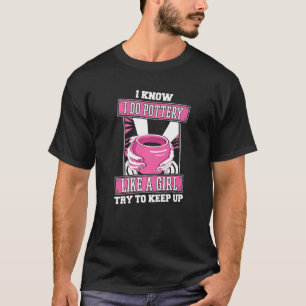 Camiseta Artesanía de arcilla cerámica Chica de postre - Pr