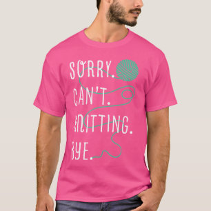 Camiseta Artesanía de Hilo de Tejer Artista de Fibra Cose D
