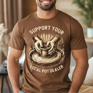 Camiseta Artesanía Divertida Apoya a tu Artista de Cerámica