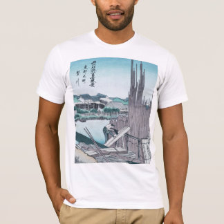 Camiseta Artesanía en madera japonesa Ukiyo-e de la
