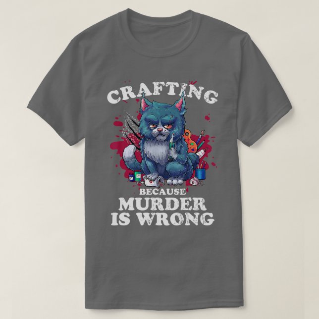 Camiseta Artesanía porque el asesinato está mal reclutando  (Diseño del anverso)