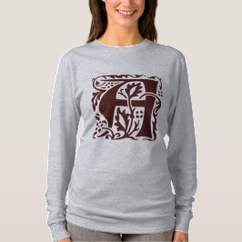 Camiseta Artesanías de época Monograma Red William Morris