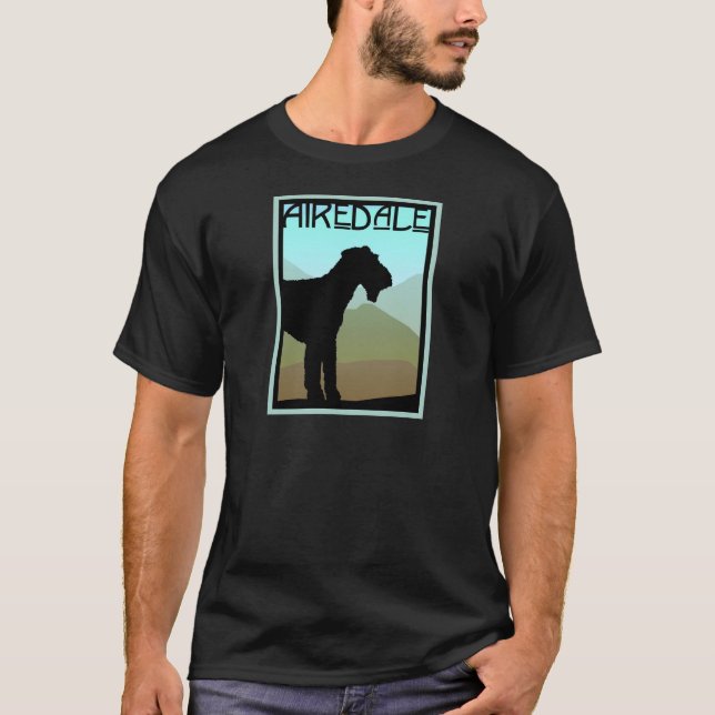 Camiseta Artesano Airedale Terrier (Anverso)