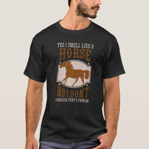 Camiseta Artesano Caballo Soy un herrador Sí, huelo a casc