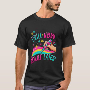 Camiseta Artesano de Pintura con Diamantes Taladro Adulto M