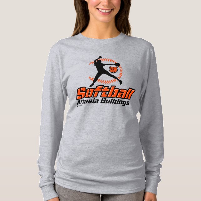 Camiseta Artesia Bulldog Softball (Anverso)