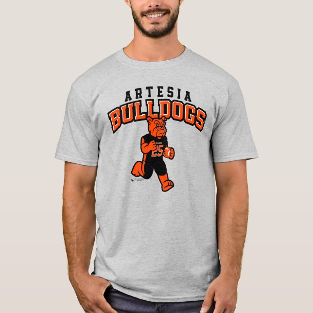 Camiseta Artesia Bulldog Touchdown T-Shirt (Anverso)