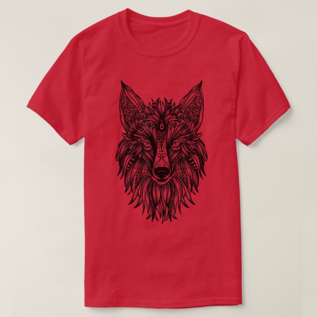 Camiseta Artful Tribal Fo Head 264 (Diseño del anverso)