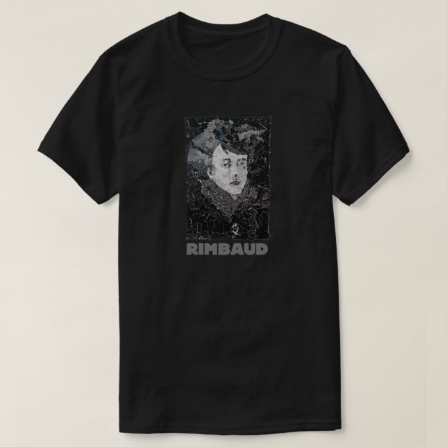 Camiseta Arthur Rimbaud (Diseño del anverso)