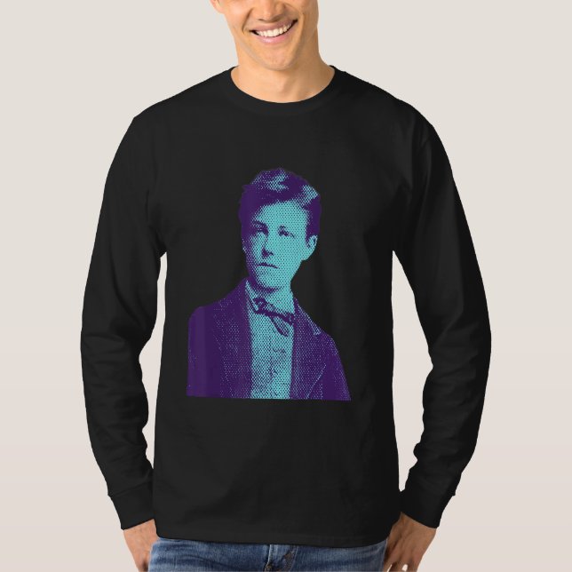 Camiseta Arthur Rimbaud  poeta francés (Anverso)