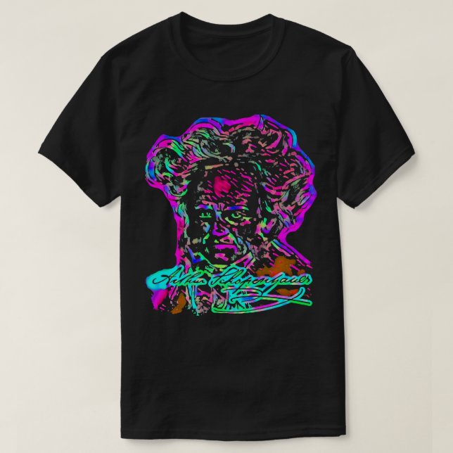 Camiseta Arthur Schopenhauer Philosopher German Premium T S (Diseño del anverso)