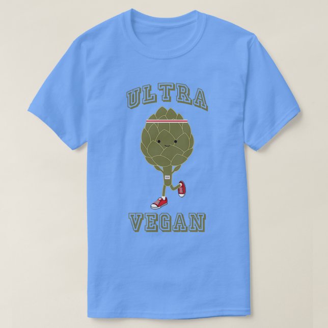 Camiseta Artichoque Ultra Vegan Retro (Diseño del anverso)