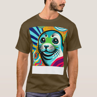 Camiseta Artico Aura Weddell Seal Art Elegancia Polar