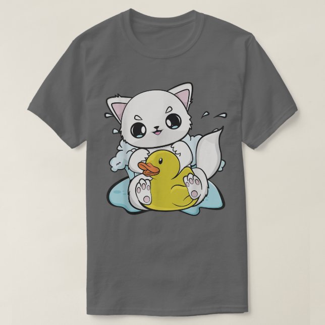 Camiseta Ártico Cálido De Anime Con Pato Amarillo 515 (Diseño del anverso)