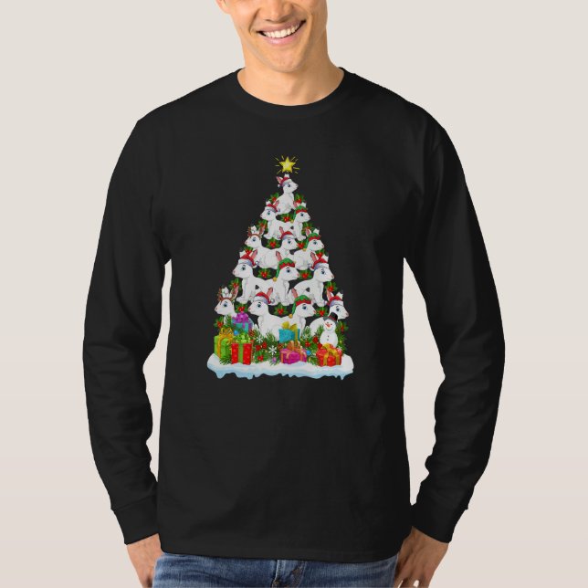 Camiseta Ártico de la liebre del Ártico Iluminando Santa Ár (Anverso)