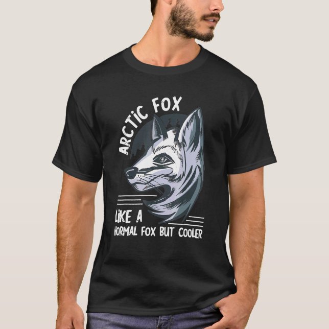 Camiseta Ártico lindo como un zorro ártico normal de Fox (Anverso)