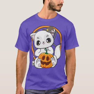 Camiseta Artico Para Y Calabaza Cuta Para Kawaii Halloween