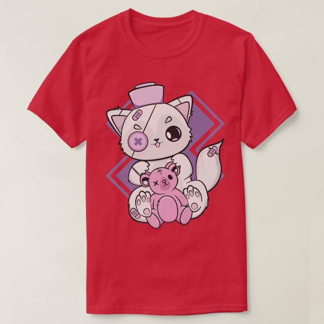 Camiseta Artico Yami Kawaii Para Enfermeras Para El gótico  (Diseño del anverso)