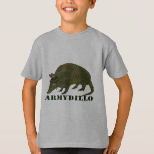 Camiseta Artículo del armadillo del ejército