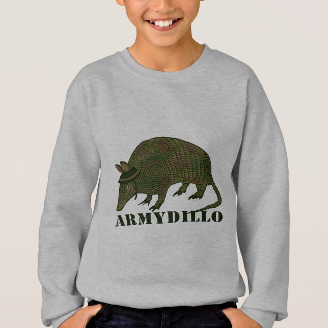 Camiseta Artículo del armadillo del ejército (Anverso)