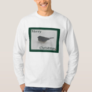Camiseta Artículos de coordinación de ave de nieve navideña