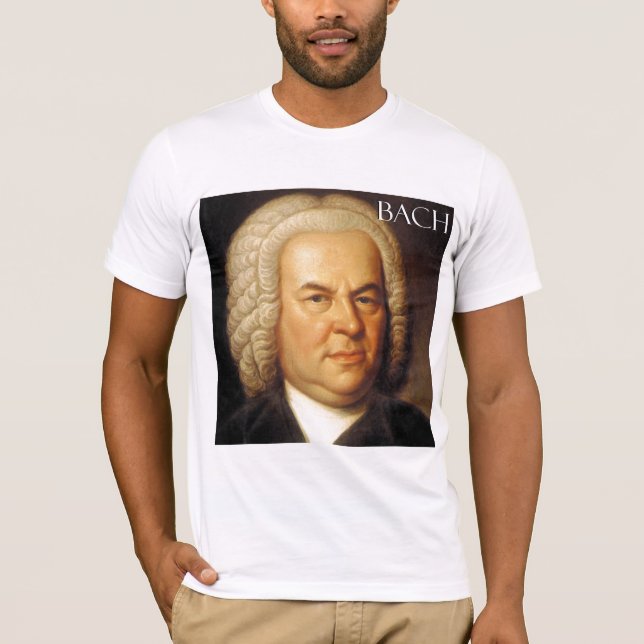 Camiseta Artículos de Johann Sebastian Bach (Anverso)