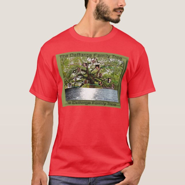 Camiseta Artículos de la especialidad del árbol de familia (Anverso)