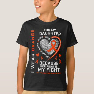 Camiseta Artículos de regalo Hija de la lucha contra la esc