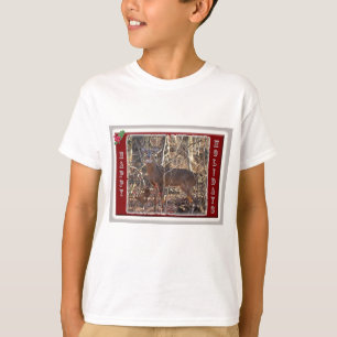 Camiseta Artículos de vacaciones de Whitetail Deer Happy