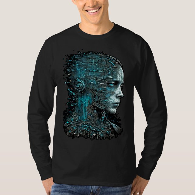 Camiseta Artificial Intelligence  Computer Science  IT Prof (Anverso)