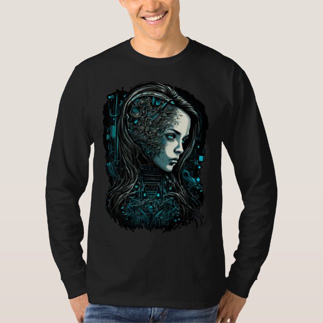 Camiseta Artificial Intelligence  Computer Science  IT Prof (Anverso)