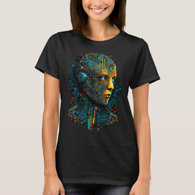 Camiseta Artificial Intelligence  Computer Science  IT Prof (Anverso)