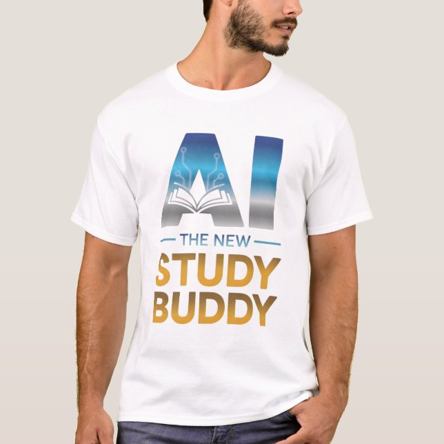 Camiseta Artificial Intelligence Study Buddy Design (Anverso)