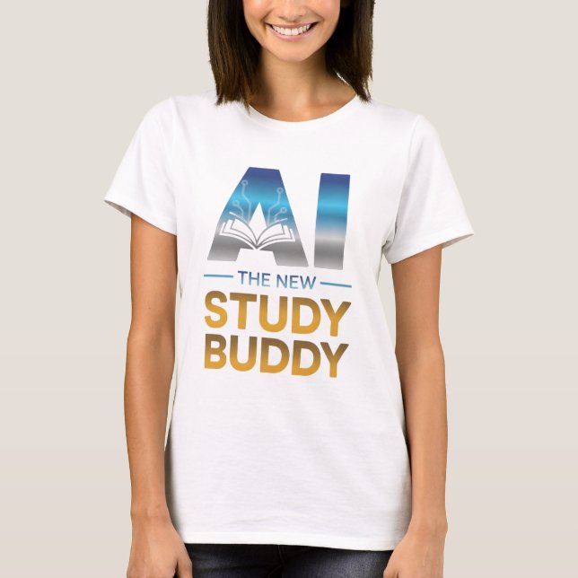 Camiseta Artificial Intelligence Study Buddy Design (Anverso)