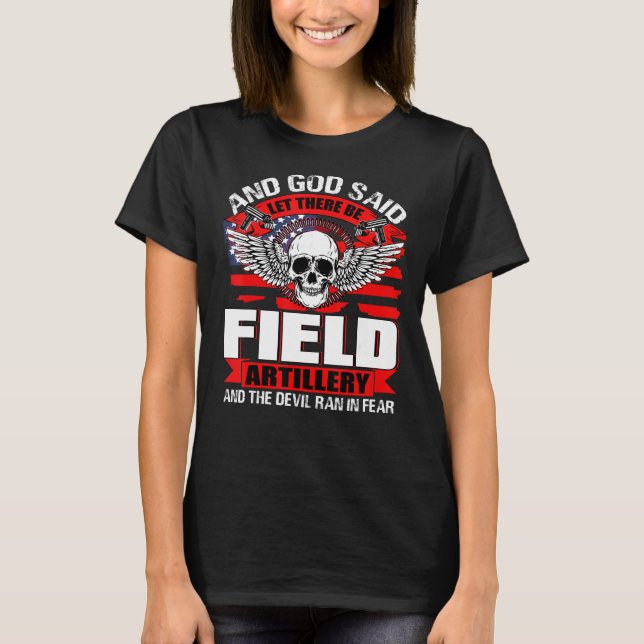 Camiseta Artillería De Campo De Guay, Orgullosa De Ser Vete (Anverso)