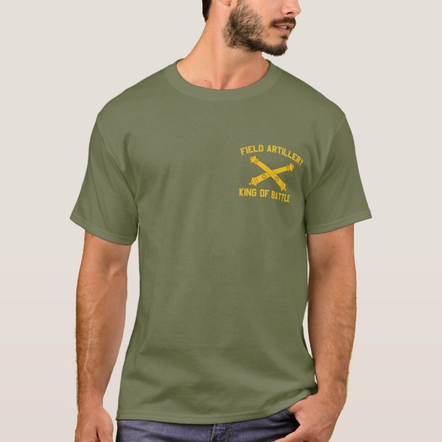 Camiseta Artillería De Campo Rey De La Rama De Batalla Insi (Anverso)