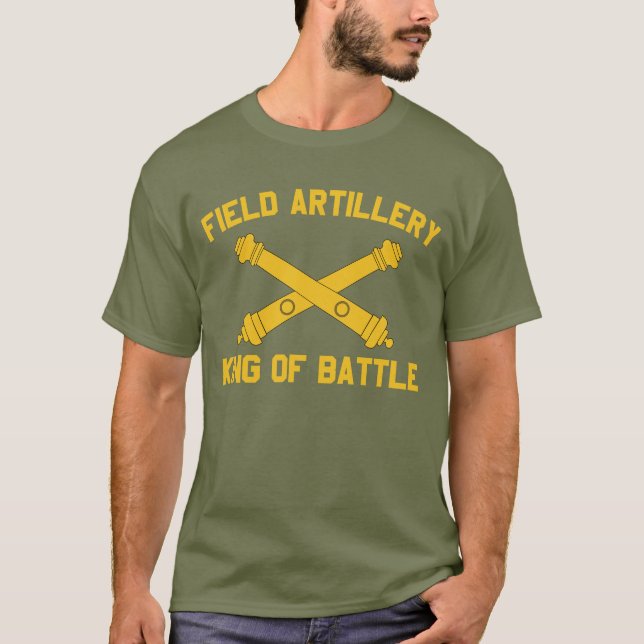 Camiseta Artillería De Campo Rey De La Rama De Batalla Insi (Anverso)