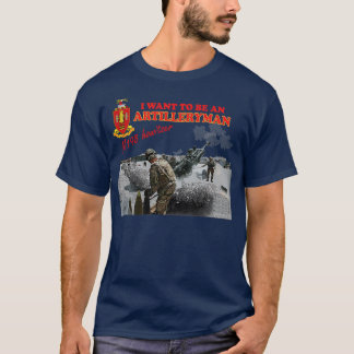 Camiseta Artillería M198 Howitzer quiero ser Artillerym