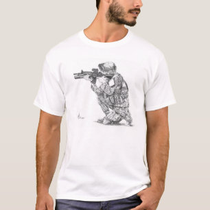 Camiseta artillero de máquina