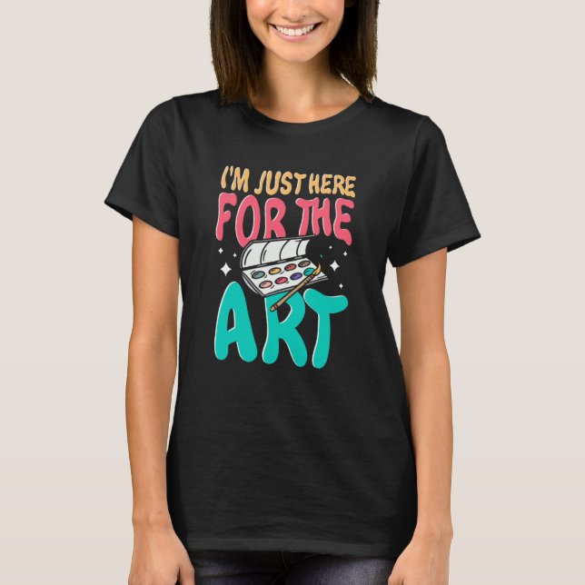 Camiseta Artist Outfit Apparel for Painter Sketching Paint  (Anverso)